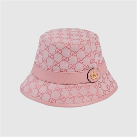 pink bucket hat gucci|pink gucci cap.